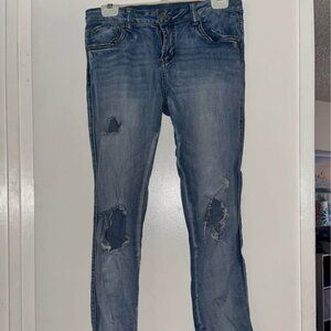 Distressed Jeans by Refuge, size 8